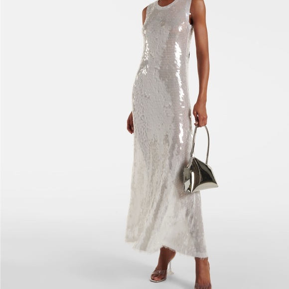 Norma Kamali - Sequin Sheer Maxi Dress - Picture 1 of 5